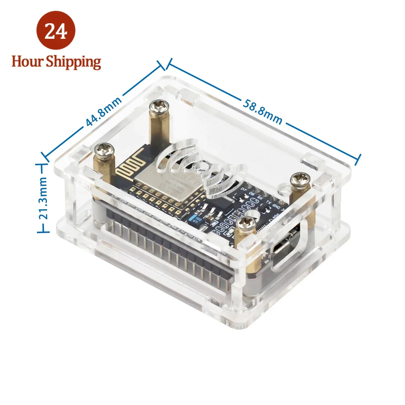 NodeMcu Lua 2102 340G ESP-32 płytka prototypowa iot przezroczysta powłoka ochronna akrylowa