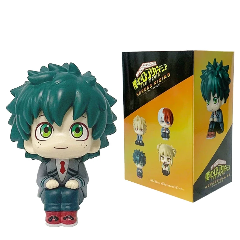 My Hero Academia Cute Ver. Midoriya All Might Bakugou Shoto Ochaco PVC Action Figure Boku no Hero هدية دمية نموذج 8-10 سنتيمتر