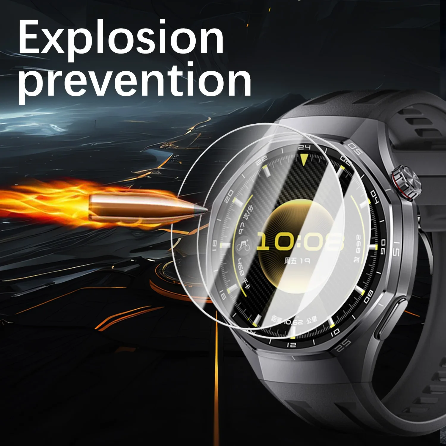 زجاج مقسى لساعة هواوي GT6 Pro 41 مللي متر 46 مللي متر واقي شاشة صلابة مضاد للخدش لساعة هواوي GT 6 Pro 41/46 مللي متر