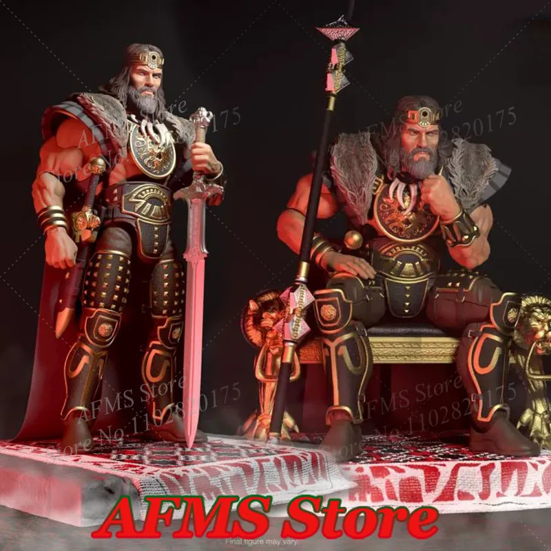 

Original Super7 1/12 Scale Collectible Figure Conan Barbarian King Warrior Full Set 6Inch Men Soldier Action Figure Model