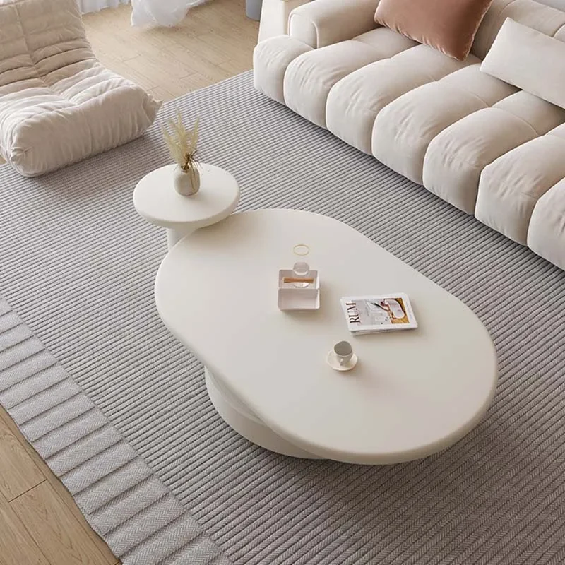 Aesthetic Clear Simple Coffee Table Storage Unique Low Minimalist Modern Side Table Living Room Designer Meubles Salon Furniture