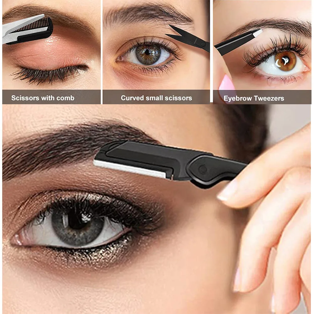16PCS มีดโกนคิ้ว Face มีดโกนสําหรับสตรีและผู้ชายอเนกประสงค์ Eyebrow Trimmer เครื่องมือกําจัดขนบนใบหน้า Dermaplaning เครื่องมือ