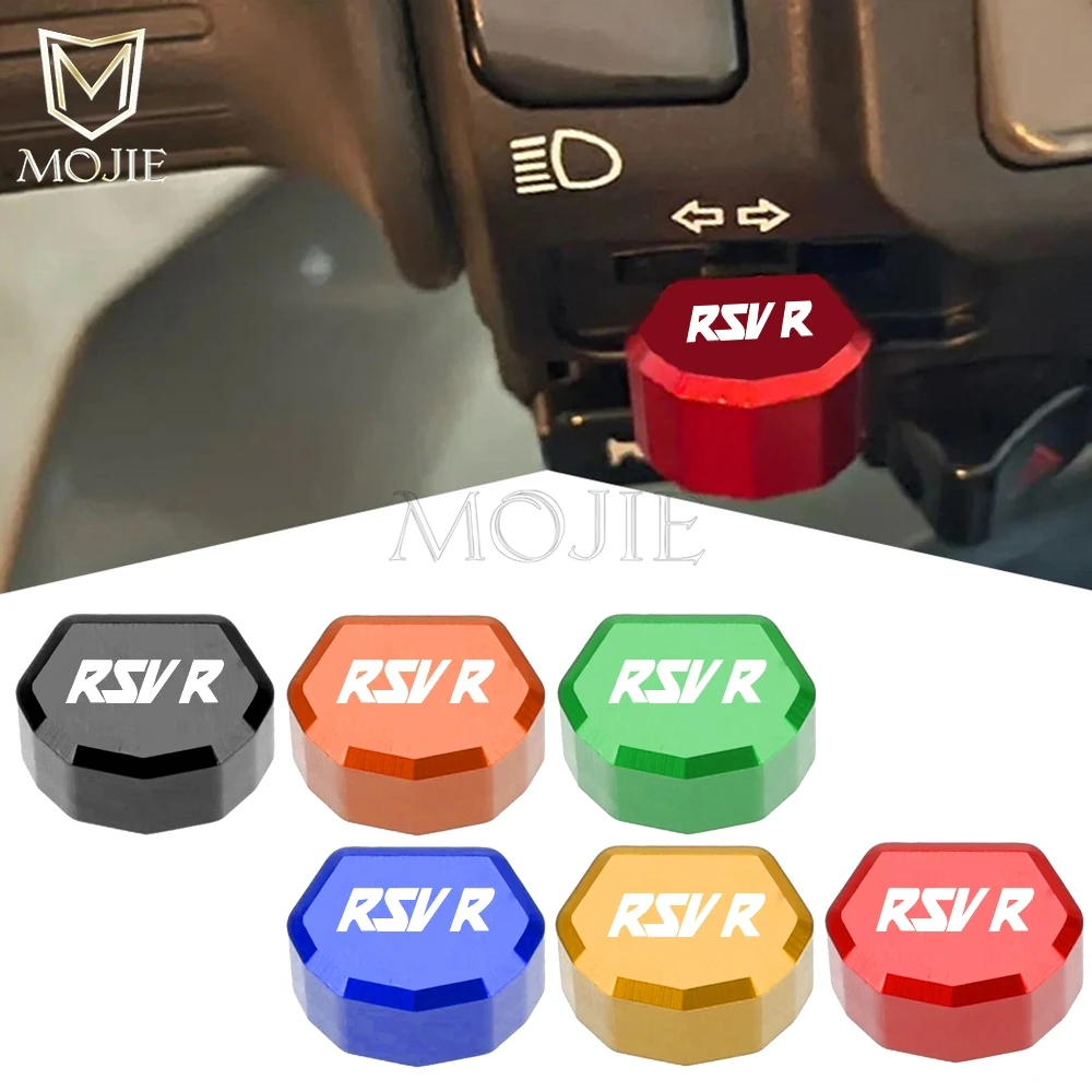 

Для APRILIA TUONO/R Tuono 1000 R/R Factory/V2 RSVR RSV 1000 R 1999-2024 2025, кнопка переключения мотоцикла, переключатель указателя поворота, колпачок для ключей