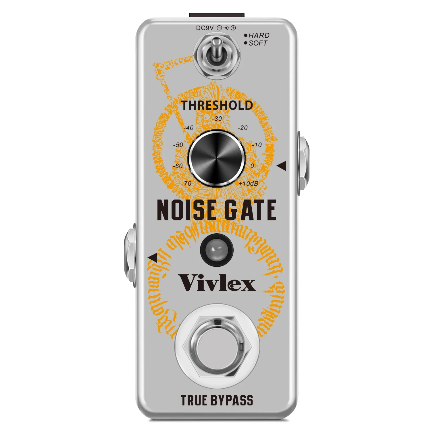 

Bass Guitar Noise Gate Killer Pedal Effects Noise filter Suppressor for Electric Guitar and Bass PedalBoard True Bypass