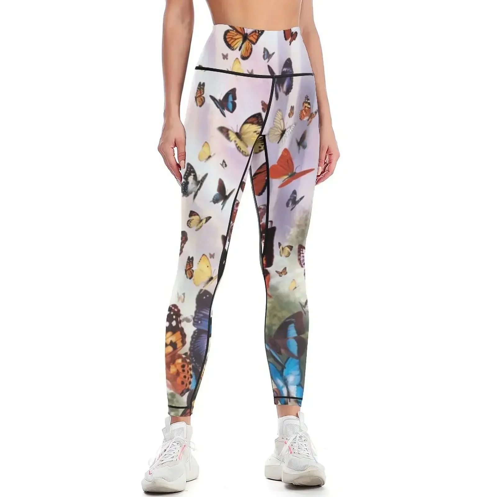 

Butterfly Woods Leggings Women's trousers leggins push up woman workout clothes for exercise clothing for Womens Leggings