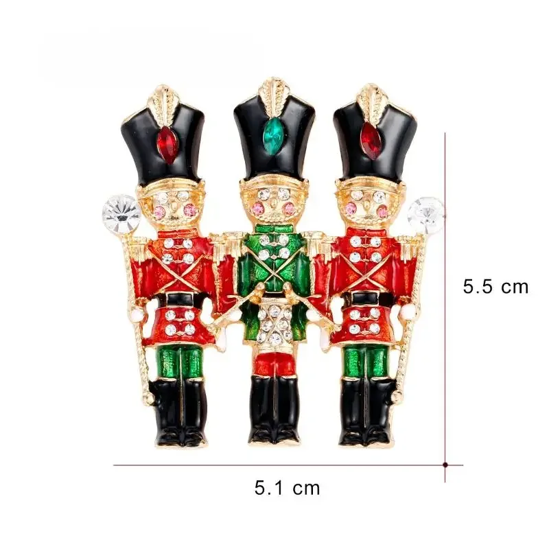 المينا الرجال الحرس دبابيس دمية الجنود ارتداء عالية قبعة مجوهرات دبابيس لطيف شارة معدنية هدية دعوى الصدار الملحقات