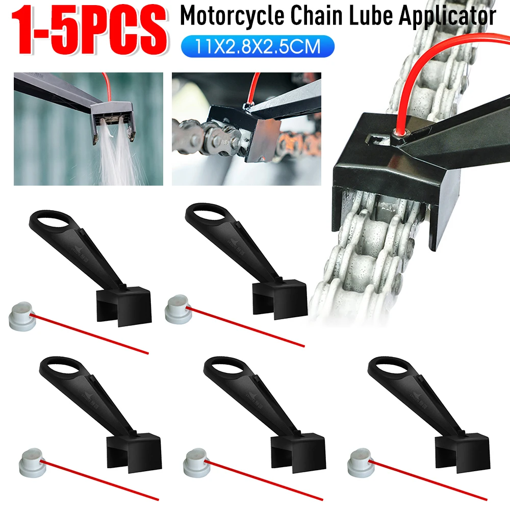 

1-5PCS Motorcycle Chain Lube Applicator Mess-Free Chain Wax Chain Cleaner Chain Oiler Spray Gear Bicycle Motorcycle Repair Tools