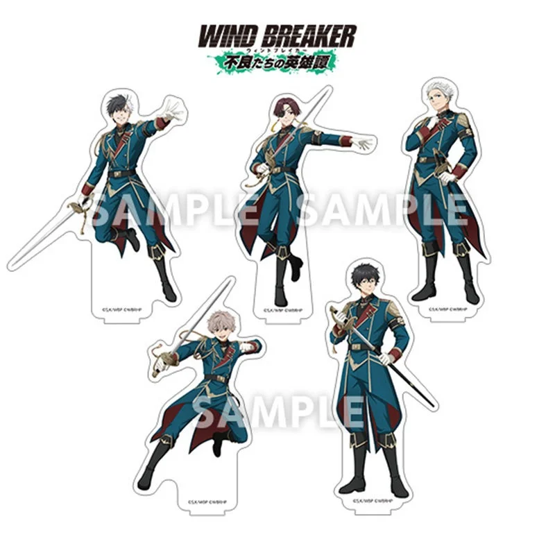 Anime WIND BREAKER Acrylic Stand Jo Togame Haruka Sakura Hayato Suo Hajime Choji Acrylic Figure Desktop Keychain 15cm