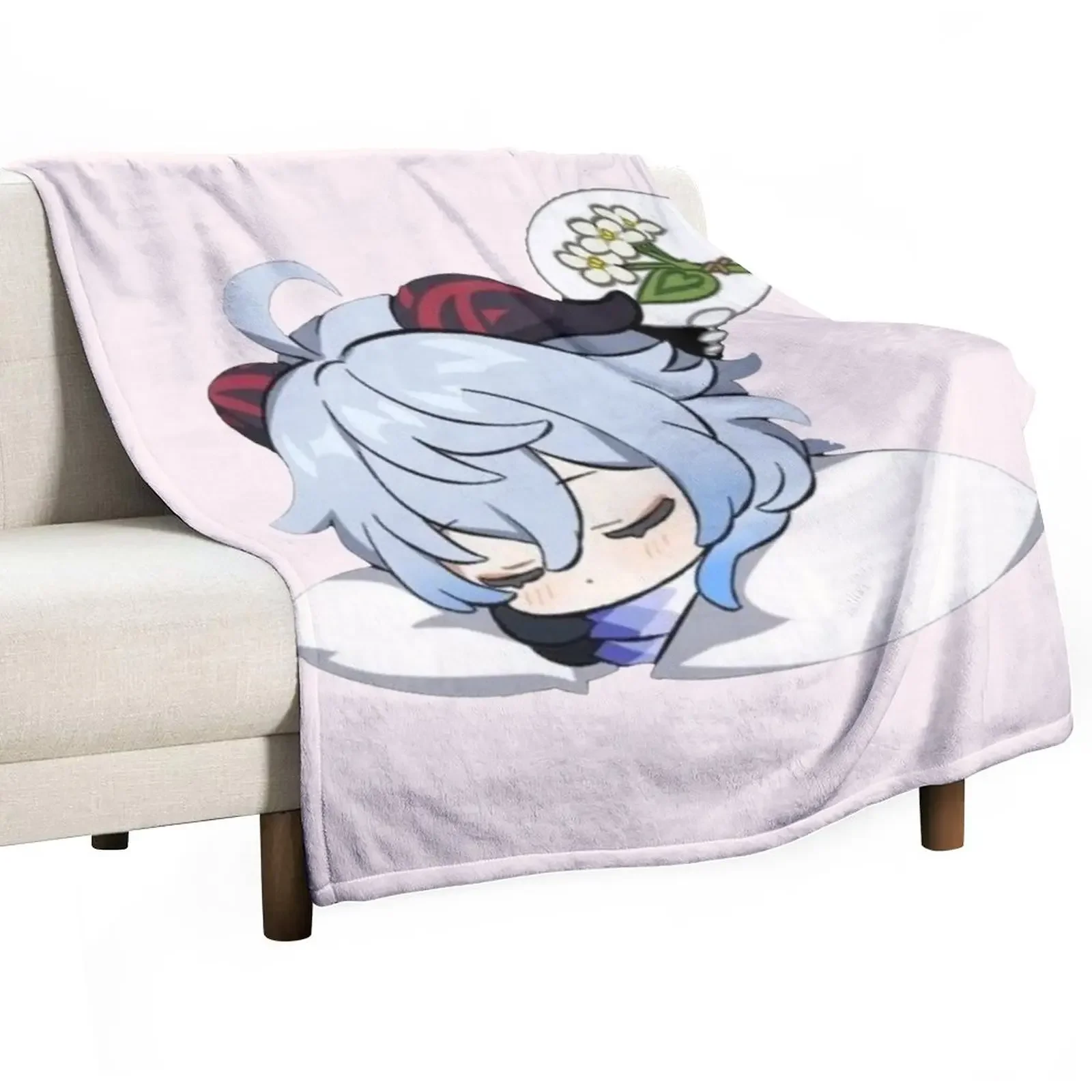 

Ganyu Peeker Throw Blanket Sofa Quilt Custom Beautifuls Furrys Blankets