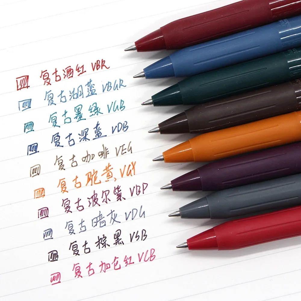 Japan ZEBRA Gel Pen+refill Set JJ15 Retro SARASA Press Color Rich Refill Smooth Writing 0.5mm School Office Stationery