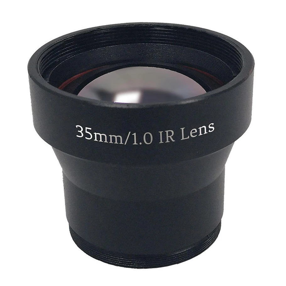 

35mm Thermal Camera Lens F1.0 M25 X0.5 Mount for 640x512 12um Thermal Camera Infrared Athermal LWIR Lens