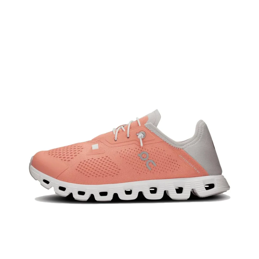 On Cloud 5 Non slip Lightweight Low top Casual Running Shoes Women's Flamingo Red 3WD10542823
