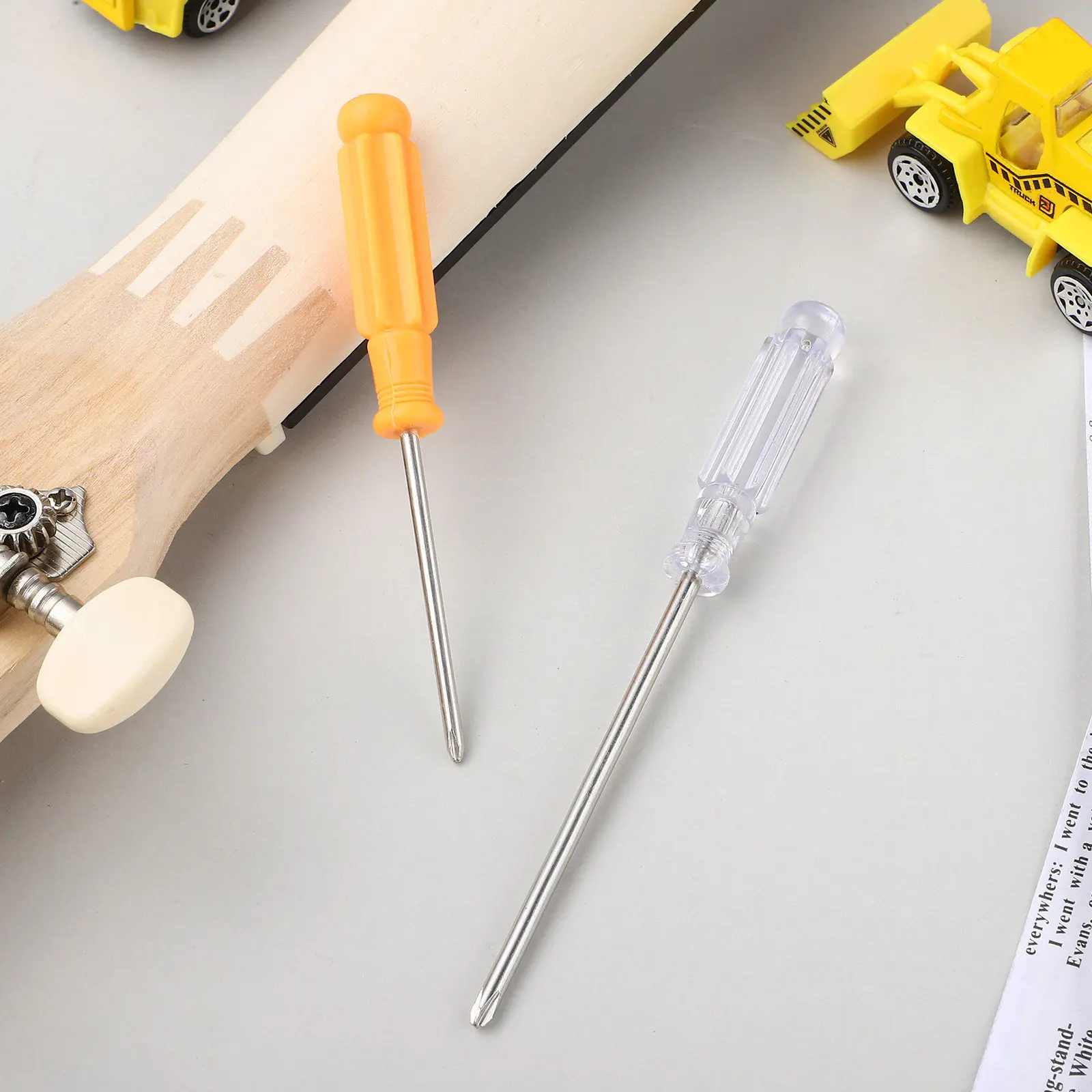 Screw Driver Set 2 Pcs Heavy Duty Cross Head Precision Screwdrivers for Electronics Repair Hand Tools Kit