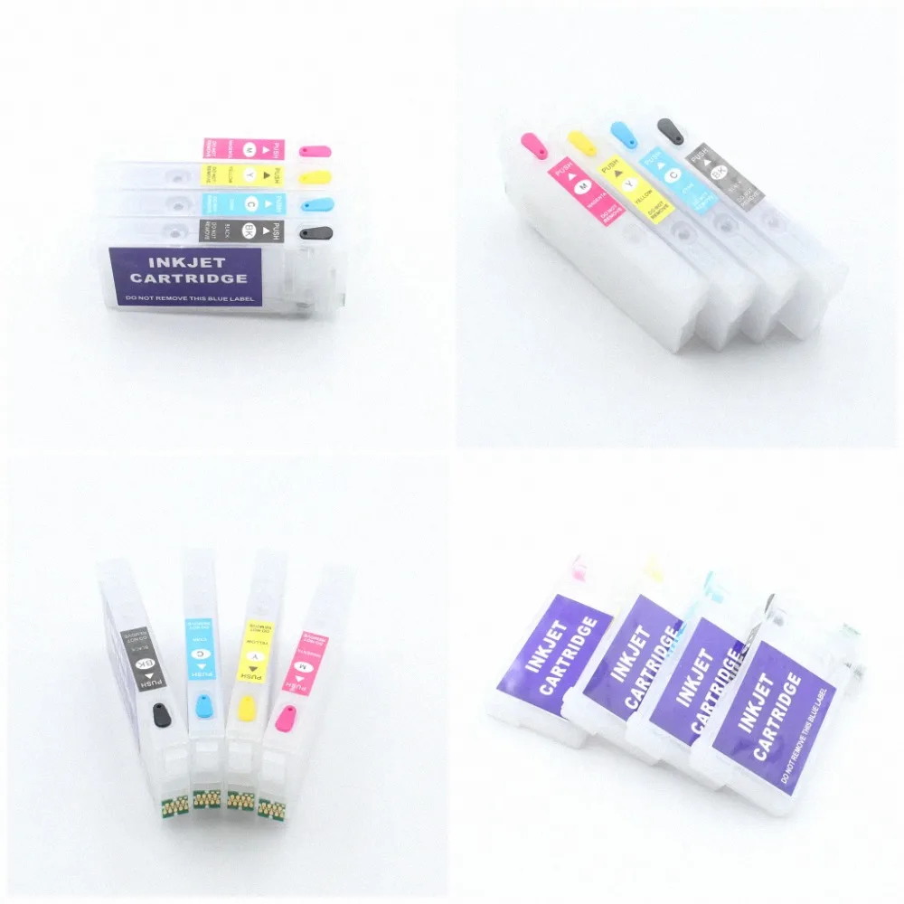 4 Color 35XL T35XL T3591- T3594 Refillable Ink Cartridge With ARC Chip For Epson WF-4720 WF-4725 WF-4730 WF-4740 Printers Europe