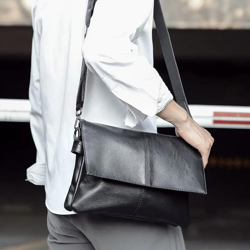 

Кожаная сумка через плечо для мужчин, повседневная сумка на одно плечо, Busin Commuter, маленькая Pent Spor, мужская сумка, изделия из кожи