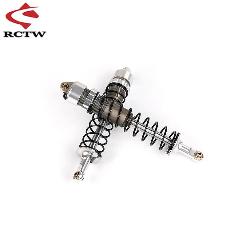 

High Quality CNC Metal 10mm Rear or Front Shock Absorber Set for 1/5 Rc Car Hpi Rofun Rovan Km BAJA-MAX Truck Spare Upgrade Part