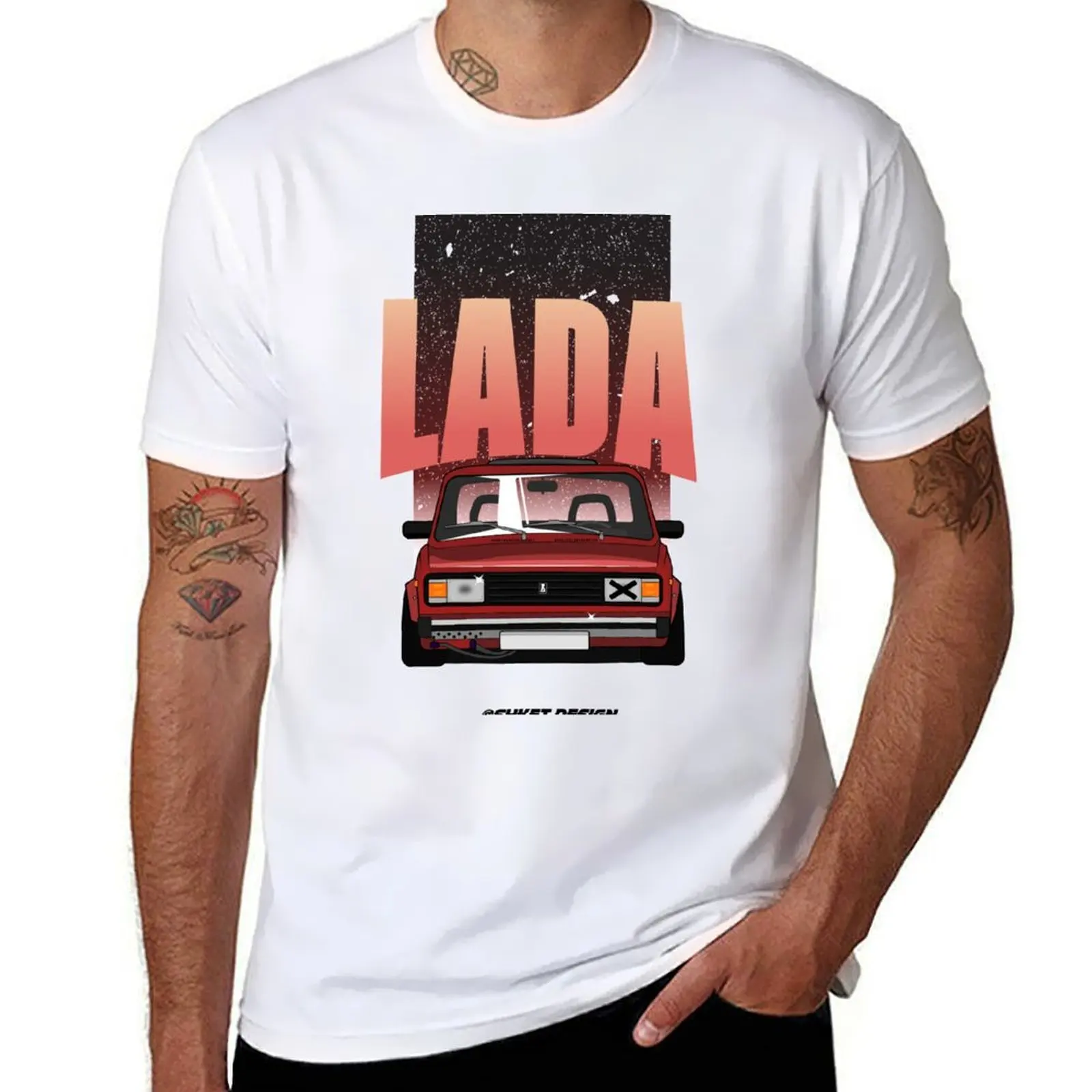 

Lada 2105 prepared for winter drifting season T-Shirt funny t shirts dark humor t shirt man luxury T-Shirt