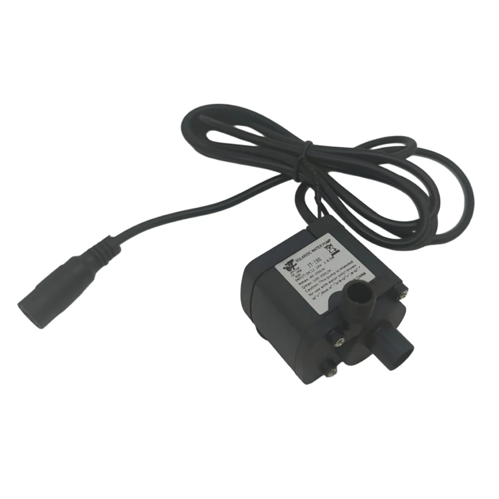 JT-180A Mini DC 5V/12V/24V Computer Water Cooling Pump Fish Tank Fountain Water Pump Max 100~350L/H