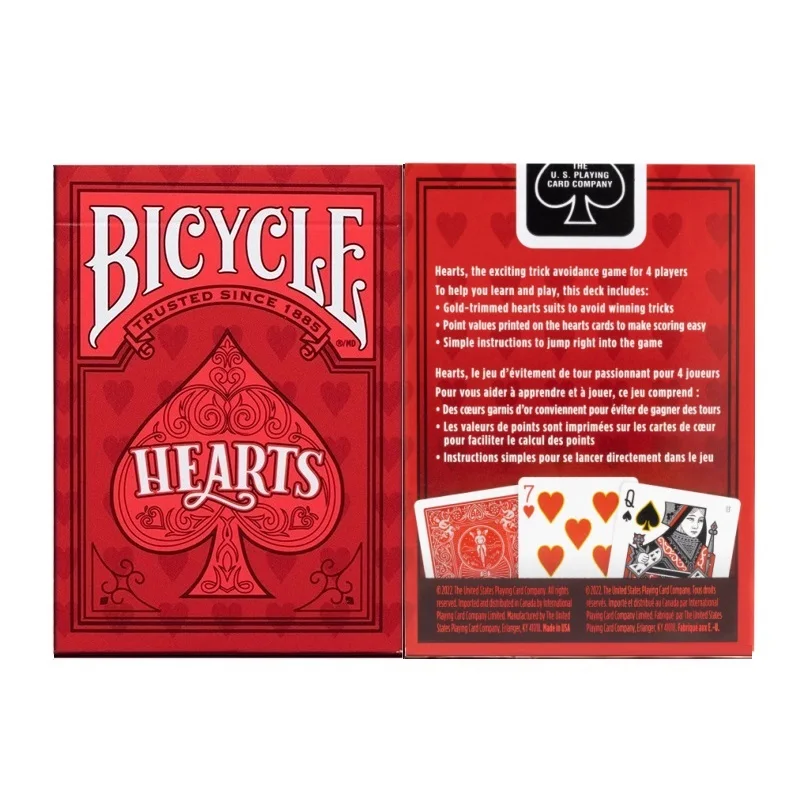 Bicycle Hearts Playing Cards Deck Poker Size Card Games Magic Tricks