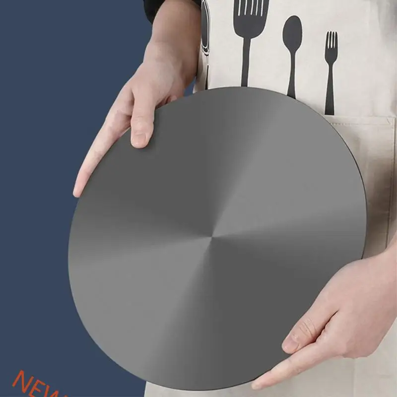 Foldable Aluminum Heat Diffuser Plate for Gas Stove 6mm Thick Quick Defrosting Tray Enhances Cooking Efficiency