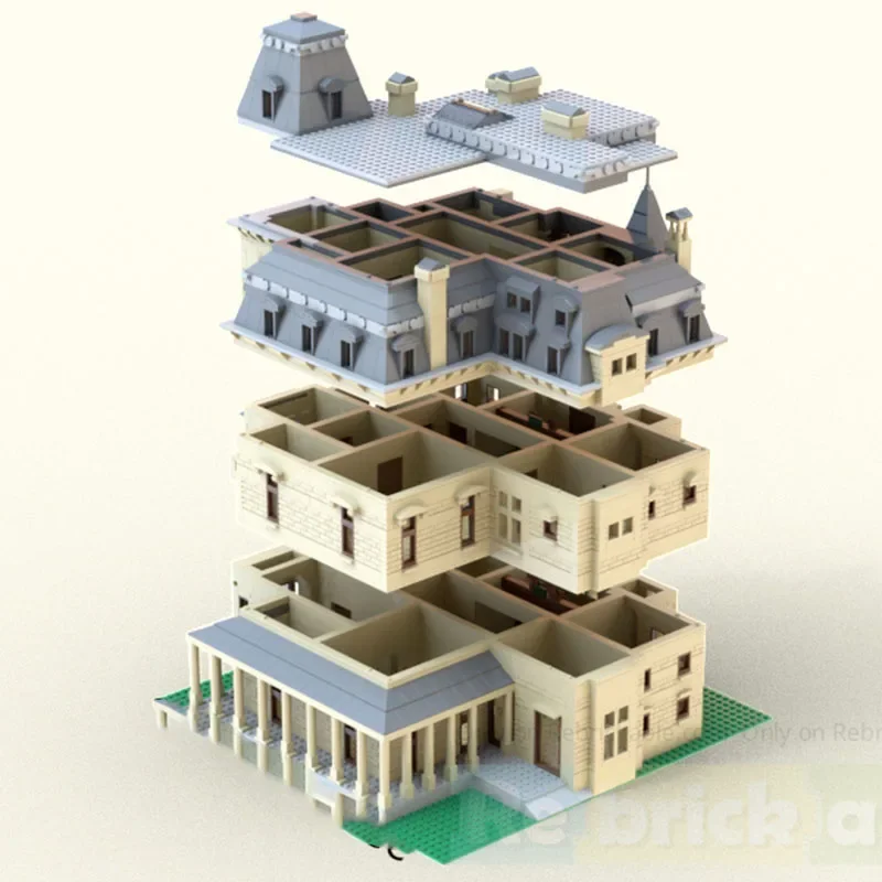 Moc строительные блоки, модель замка Бинкай, технология, модульные строительные блоки, подарок, детские игрушки, набор «сделай сам», сборка