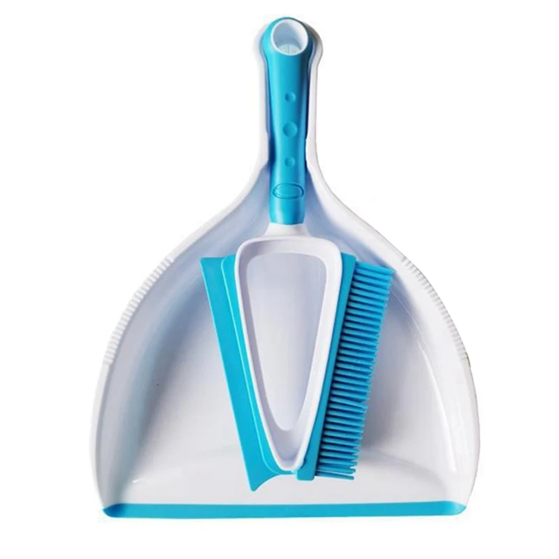 

A96I-Multifunctional Pet Hair Cleaning Brush 3 In 1 Set Hair Remover Mini Dustpan Cleaning Tool
