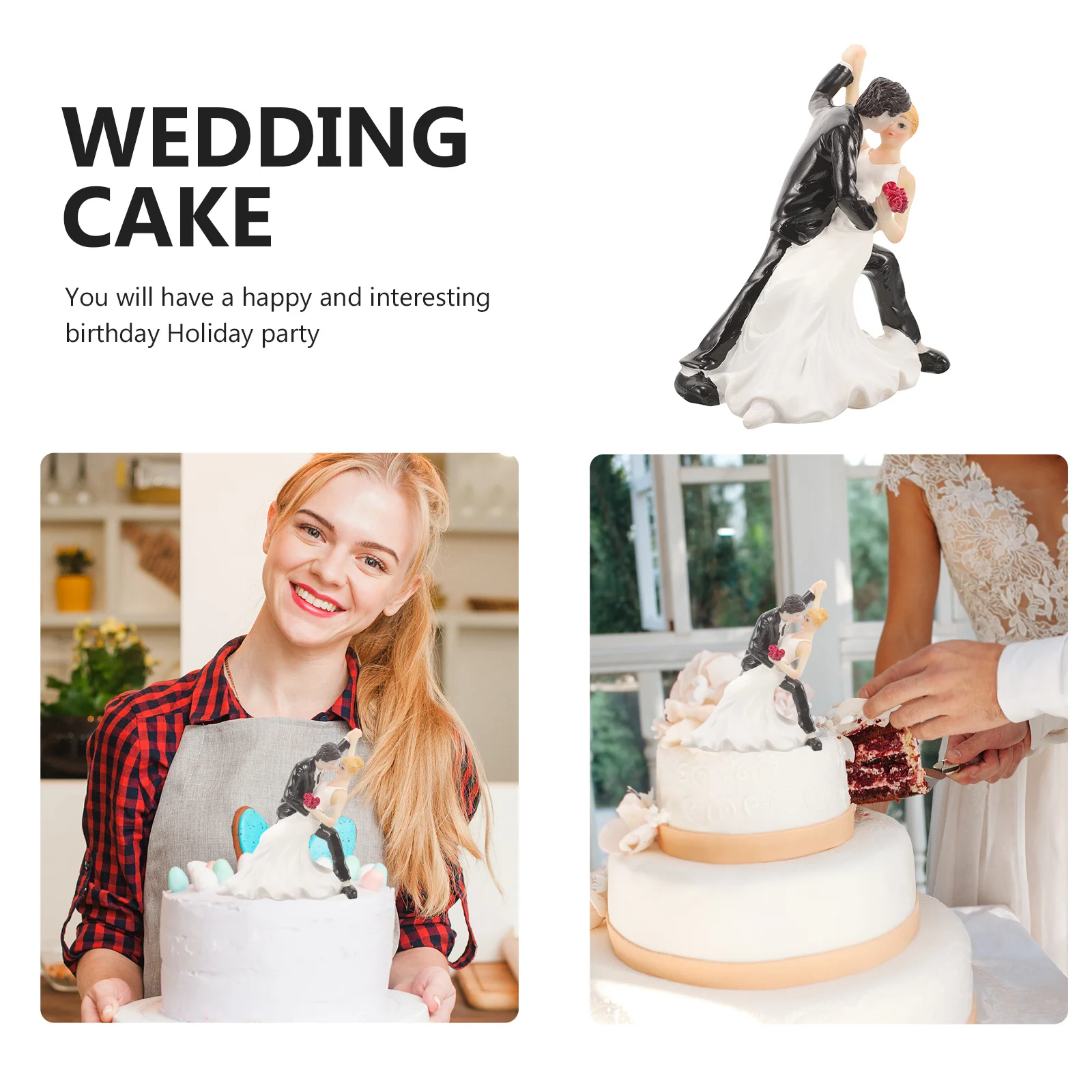 

1pc Wedding Decoration Topper For Party Cartoon Cartoon Decor Cake Decor Themed Party Supplies Cake Insert Ornament Pick