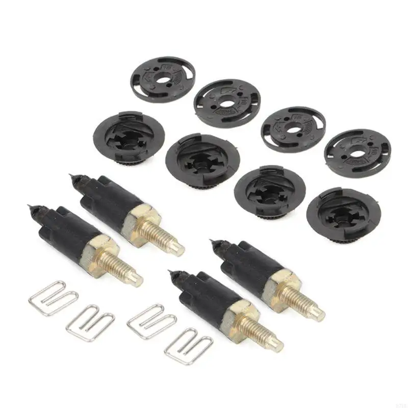 

87HE 16Pcs Easy Installation HDI Engine Cover Clip Bonnet Hood Replacement for C4 C5