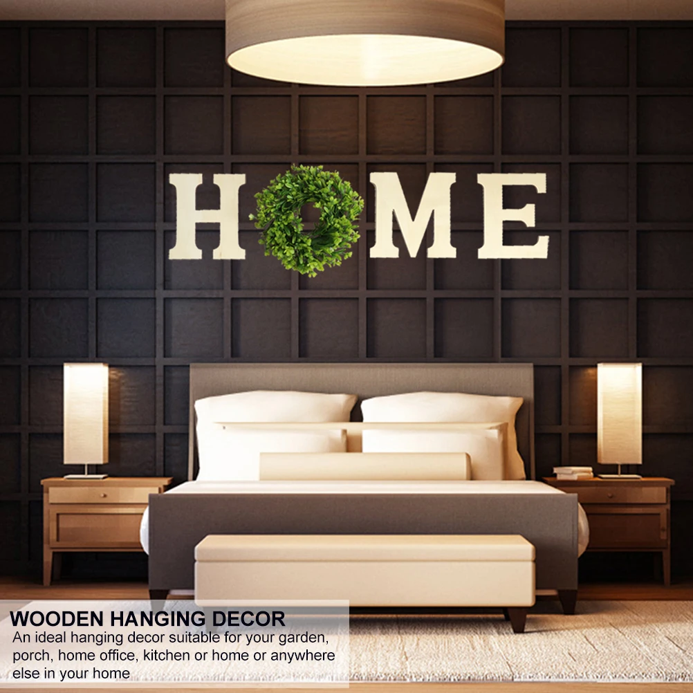 

Woodenwall-mounteddecorative Home Living Room Letters Signs Hanging Decoration Ornament for House Number