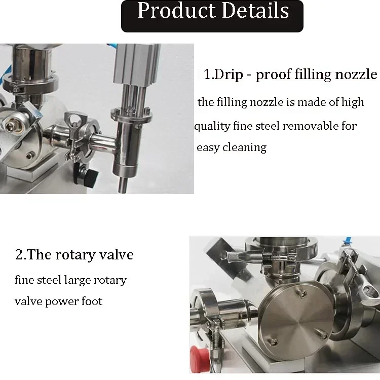 آلة تعبئة معجون الطحينة بزبدة الفول السوداني 10-1000 مل من الفولاذ المقاوم للصدأ عالية الجودة #6