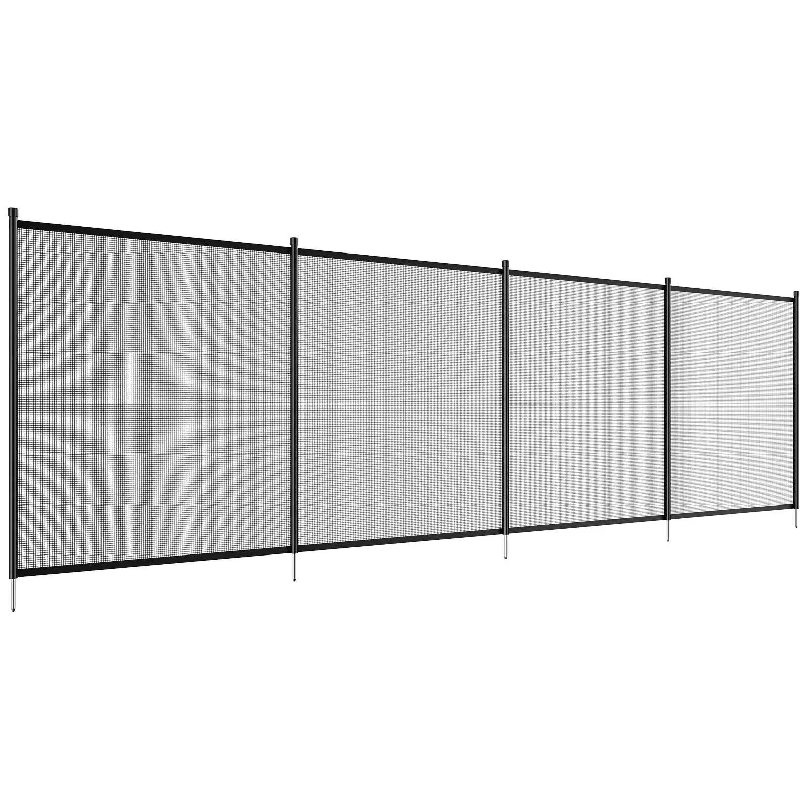 Pool Fence, 4 x 12 FT for Inground, Removable Child Safety, Easy DIY Installation Swimming, 340gms Teslin PVC Mesh Protects Kids