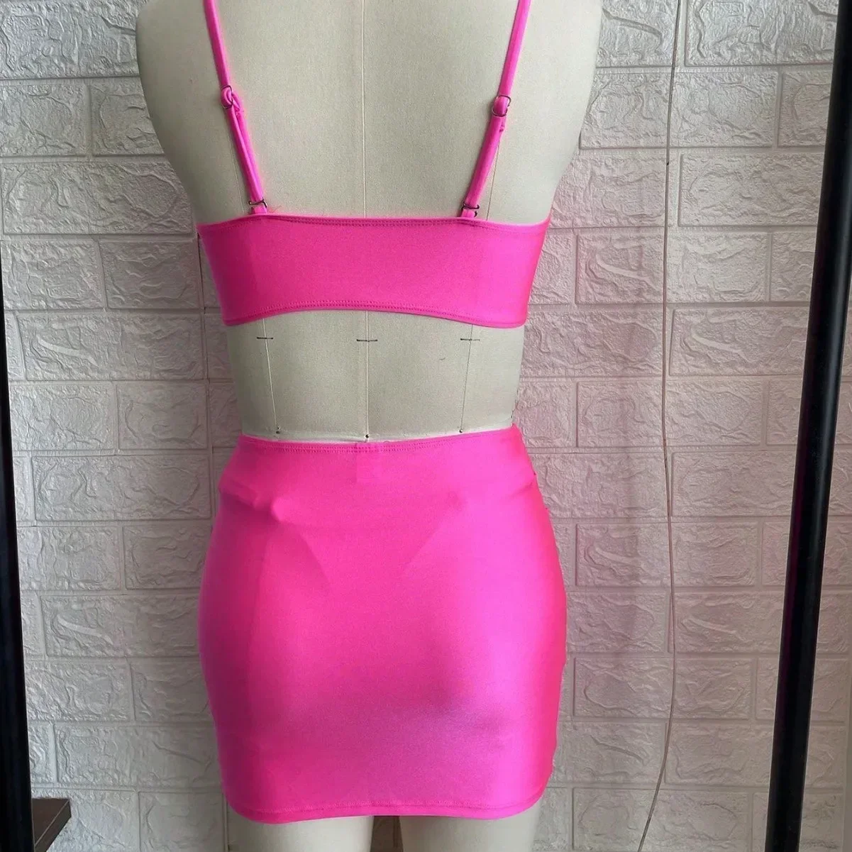 Three-piece Sling New Star Bikini Sexy Solid Color Swimsuit Pants Adjustable