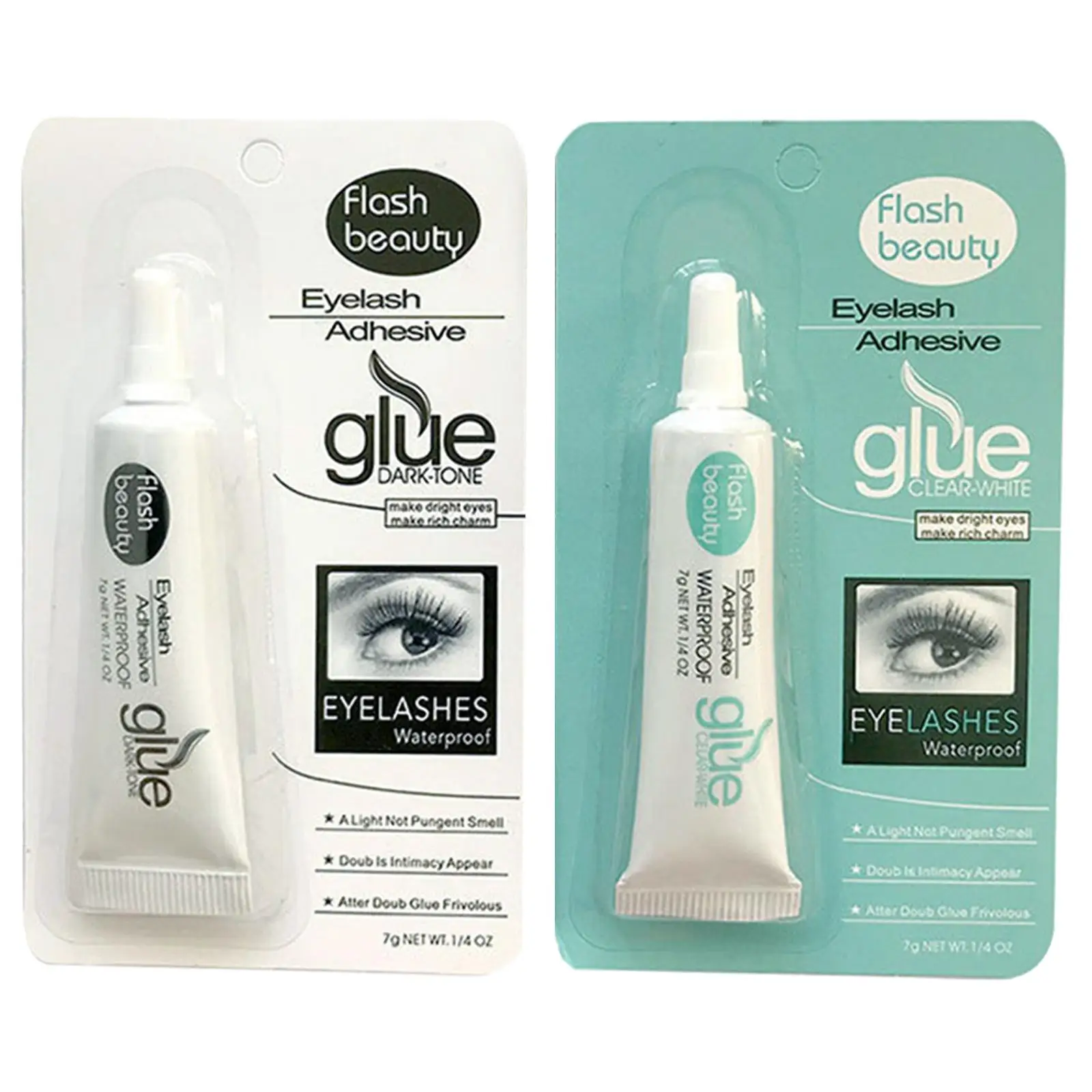 Wimpernkleber, wasserfester Wimpernkleber für falsche Wimpern, Streifen, Wimpern, Anfänger