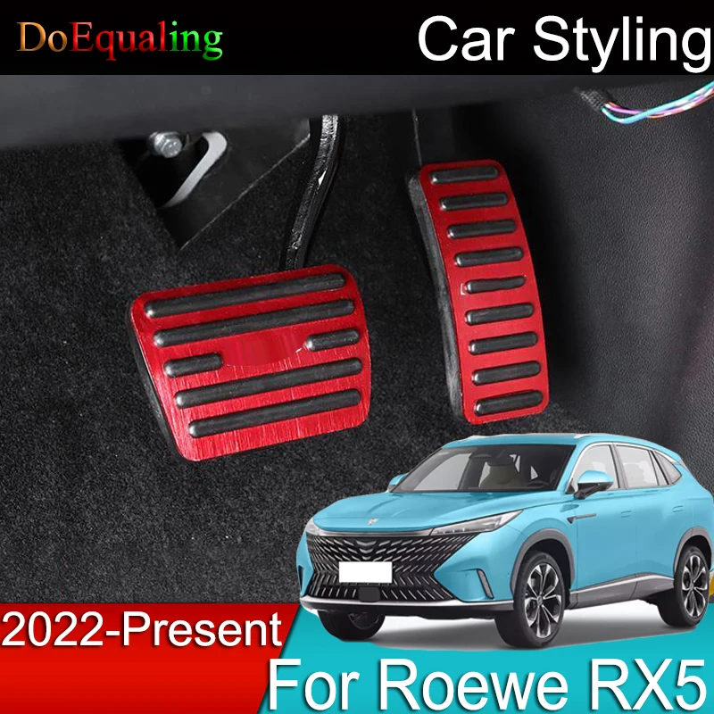 For Roewe MG RX5 ERX5 RX 5 3th Refit Accelerator Oil Footrest Pedals Plate Clutch Throttle Brake Treadle Styling Max 2022 2023