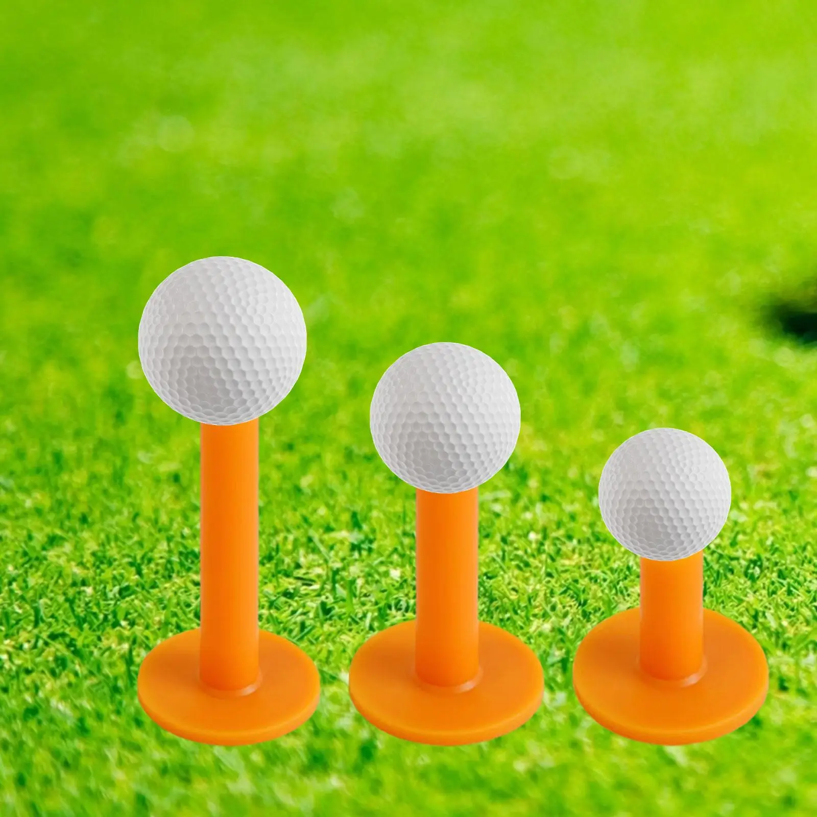 

3 Pieces Golf Tee Golf Ball Holder for Driving Range Backyard Practice Mat