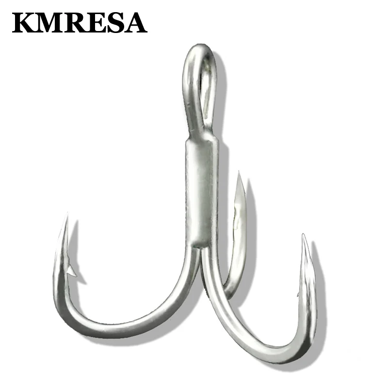 5/10PCS Sharp quadruple reinforced triple anchor hook Treble three fishing hooks 4X times lure three fork three claw hook