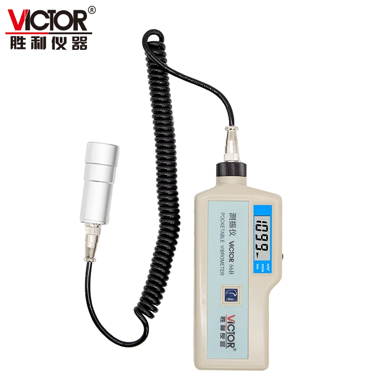 VICTOR 66B Portable Low  Frequency Digital Vibration Meter  Frequency 0.5HZ-200HZ