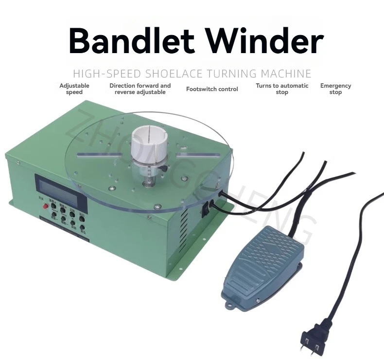 Tape Measure Winding Machine Manual and Electric Winding Machine, Rubber Band Flat Ribbon Winding Machine