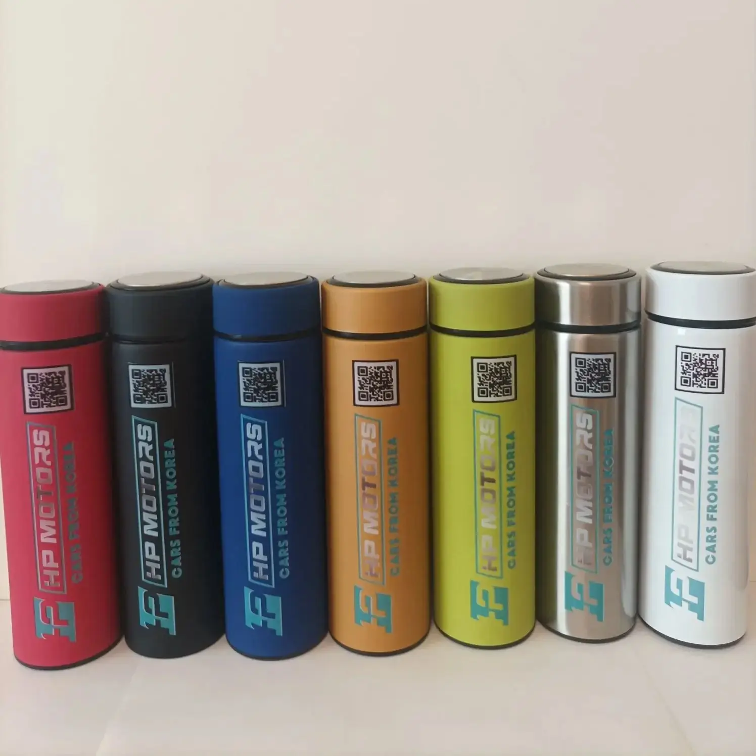 500ML Thermos DIY Customized Name Logo Photo UV Print Stainless Steel Soft Touch Water Bottle Vacuum Flask Office Business Gift