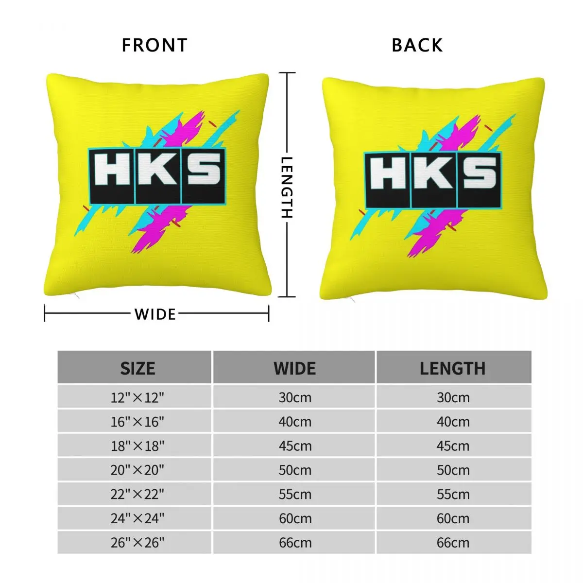 HKS High Performance Square Pillowcase Polyester Linen Velvet Pattern Zip Decor Throw Pillow Case Home Wholesale