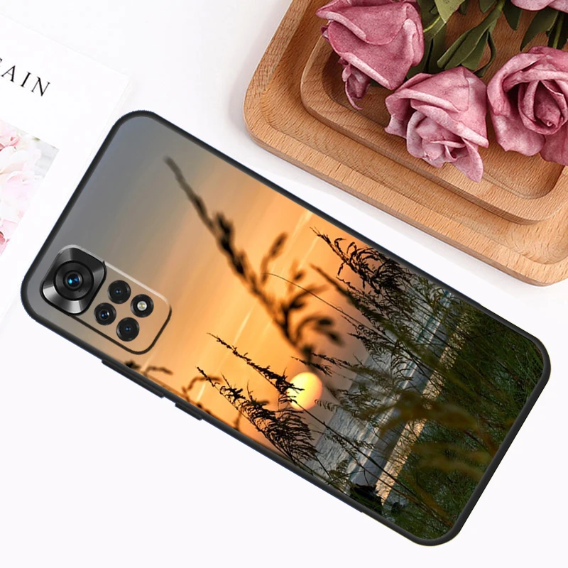 Summer Beach Sunset On Sea Case For Xiaomi Redmi 12C 10C 9A 9C 9T Redmi Note 12 Pro 8 9 10 11 Pro 11S 10S 12S Cover