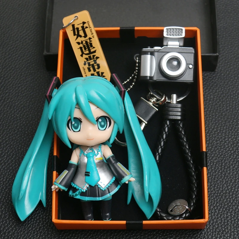 Portachiavi creativo Hatsune Miku: simpatico ciondolo per zaino e accessorio per materiale scolastico (regalo ufficiale)