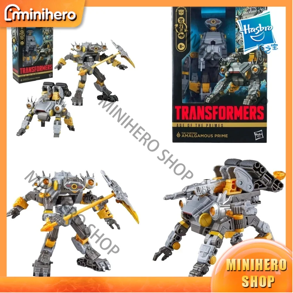 

In Stock Original Hasbro Transformers Age of the Primes Amalgamous Prime Voyager Class 14cm Super Action Figure Articulated