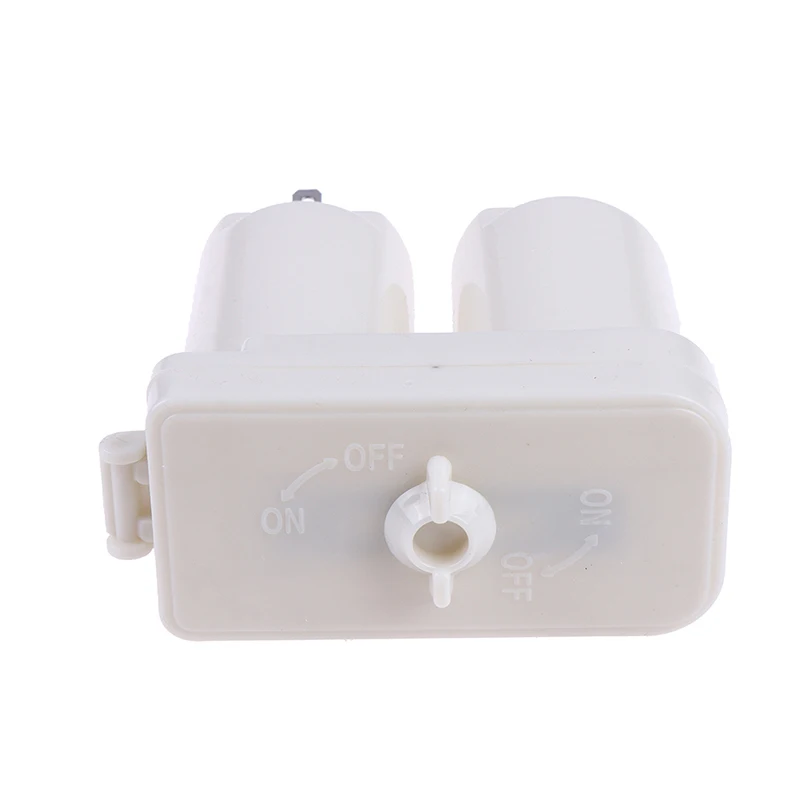 Double Compartments Universal Battery Box for Gas Water Heater Accessories Parts Plastic Double Battery Case(white)