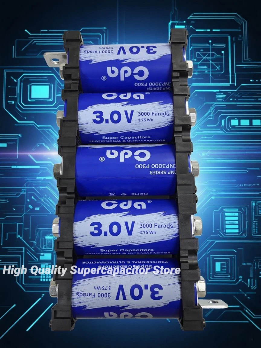 15V 600F Super Capacitores CDA 3V 3000F Ultracapacitor Charg 3.0V3000F 16V500F Módulos de Ultracapacitores