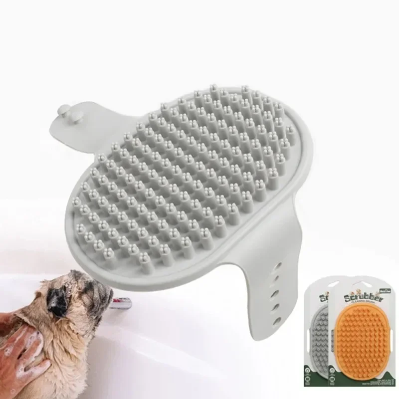 Dog Pet Grooming Glove Cat Brush Comb Deshedding Hair Gloves Dogs Bath Cleaning Supplies Animal Combs - view 2