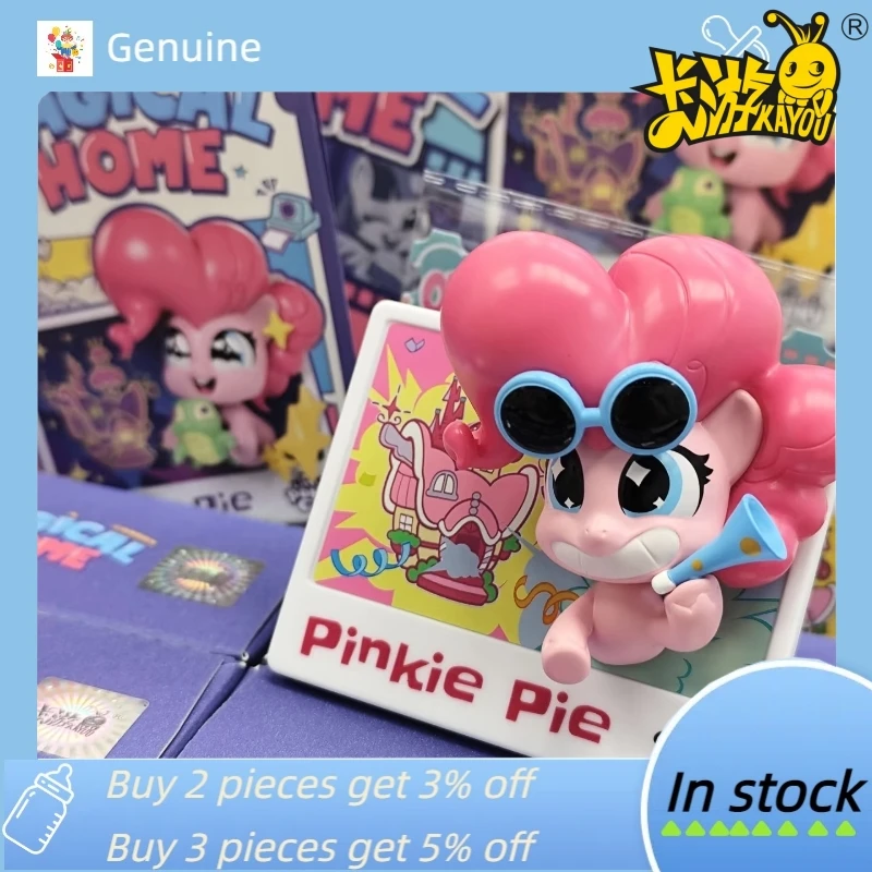 

KAYOU Kawaii My Little Pony тематическая глухая коробка 3D фоторамка игрушки Коллекционные куклы украшения Рождественские подарки для друзей и семьи
