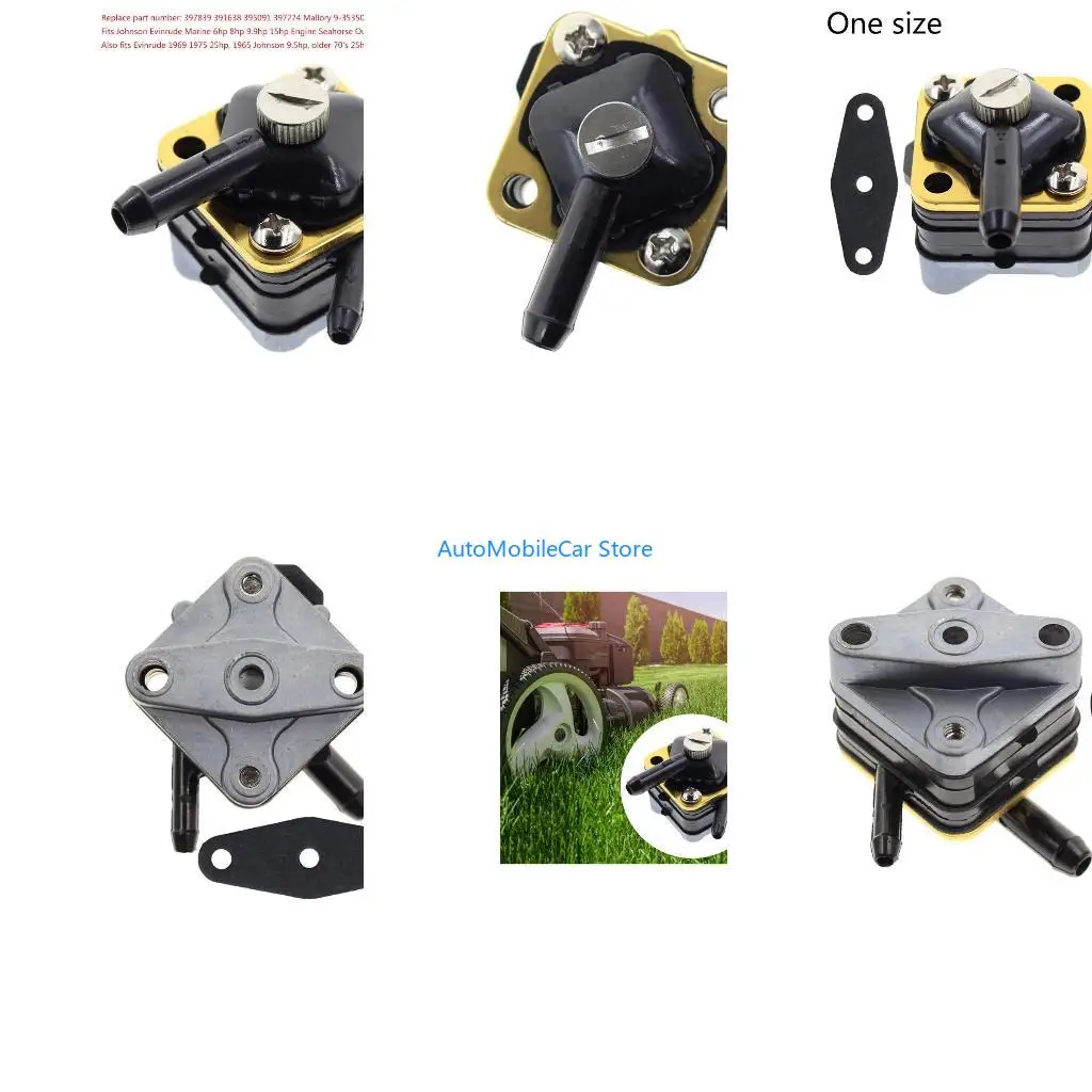 G8TE Für Johnson Evinrude 6 8 9,9 15 Hochdruck-Außenbordmotor-Kraftstoffpumpe