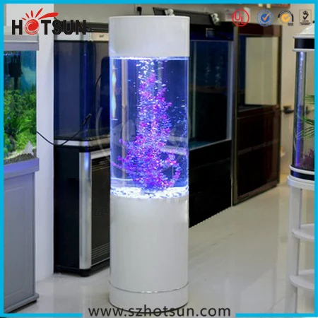 Large Cylinder Acrylic Aquariums 1.5m Height