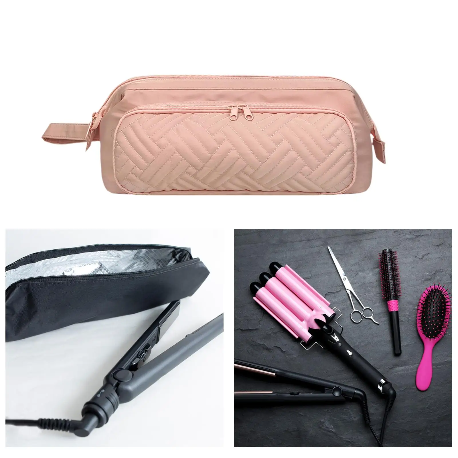 Hair Tools Travel Bag Sturdy Multipurpose for Clippers Curling Iron Scissors